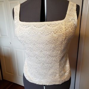 E.C. Designs Lace Tank Tops - Lined *** 3 colors *